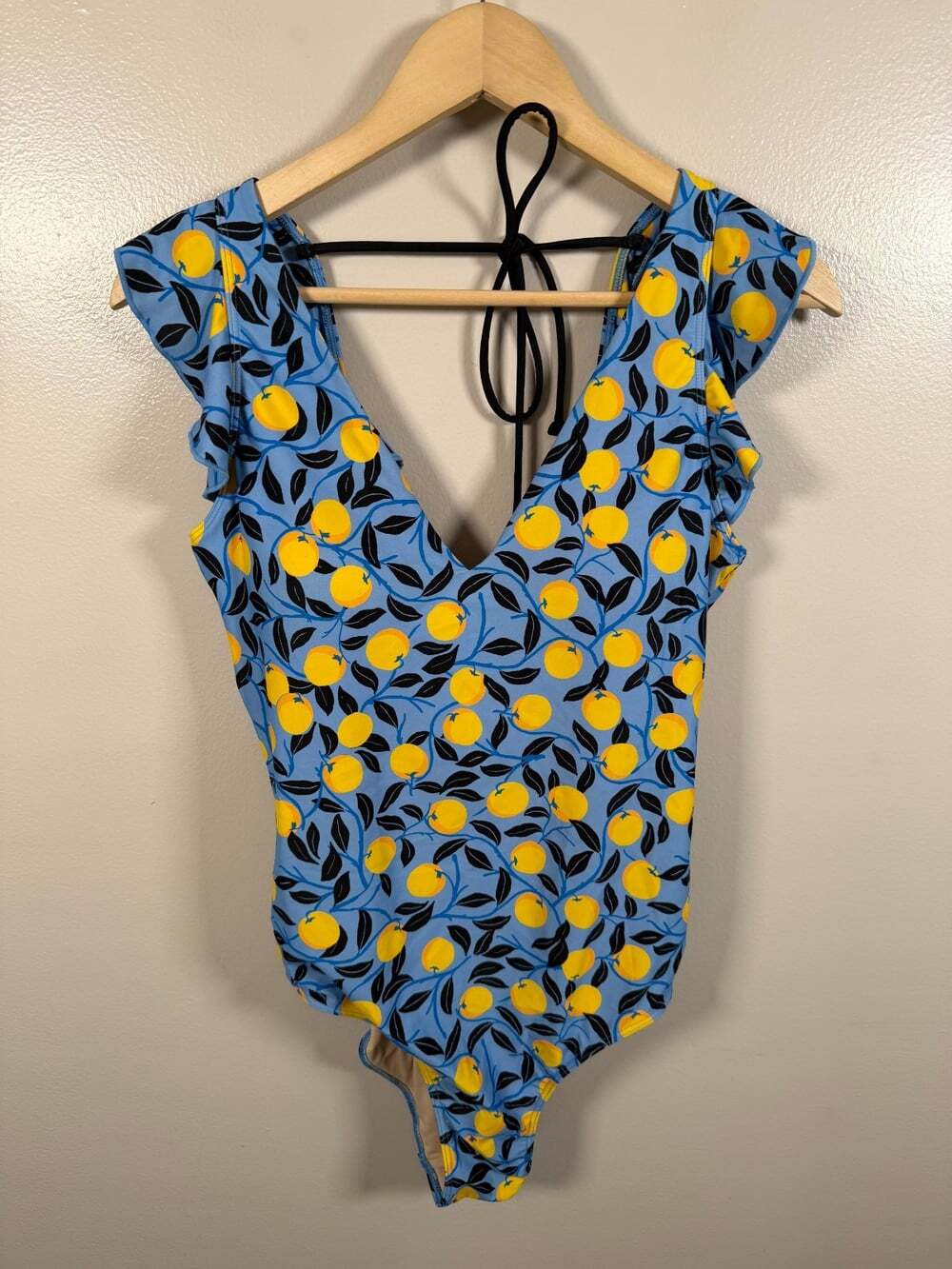 Summersalt The Ruffle Backflip Swimsuit One Piece Size Small Lemon Vacation